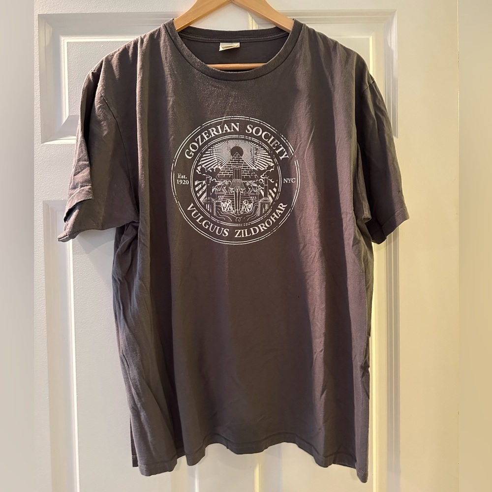 Ghostbusters fan tee- Gozerian Society, size XL